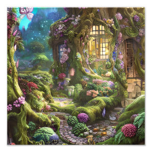 Fairyland Forest Graphic Fotodruck