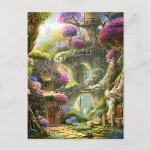 Fairyland Forest Graphic Postkarte