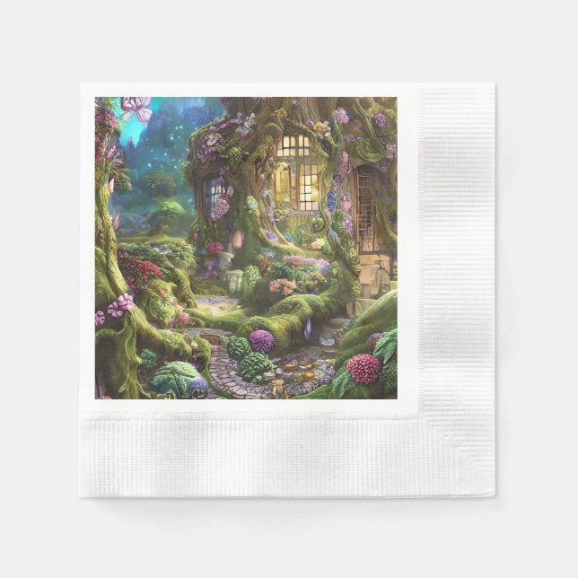 Fairyland Forest Graphic Serviette (Vorderseite)