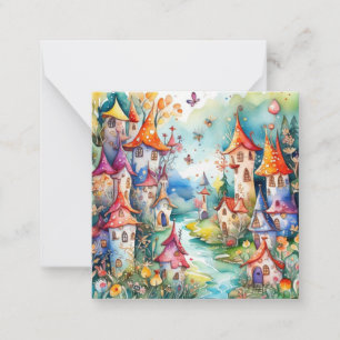 Fairyland Magic Castle Mitteilungskarte