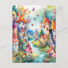 Fairyland Magic Castle Postkarte
