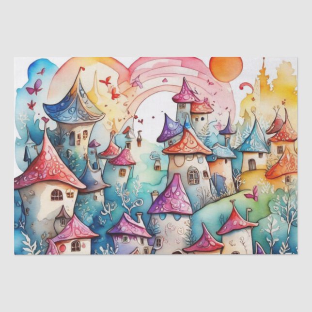 Fairyland Magic Castle Seidenpapier (Vorderseite)