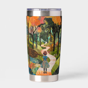 Fairyland Woodland Green Thermobecher