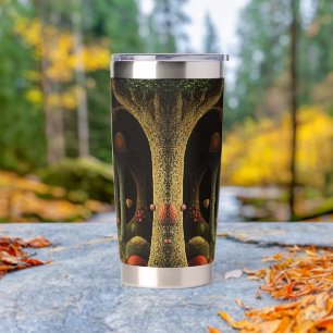 Fairyland Woodland Green Thermobecher