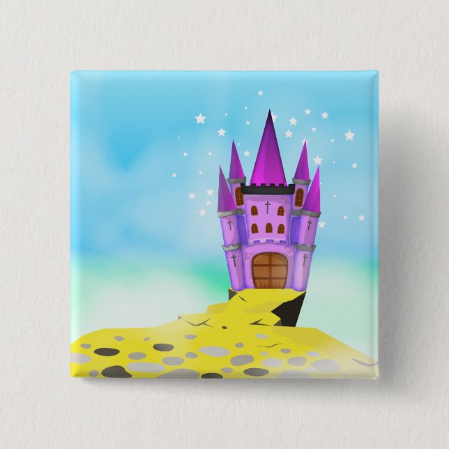 Fairytail Castle Button (Vorderseite)