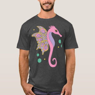 Fairytale Ästhetik Fairycore Retro Seepferd T-Shirt