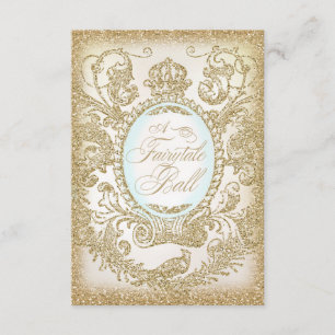 Fairytale Ball Prom 3,5 x 5 Einladung