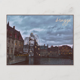 Fairytale Brugge Postcard Postkarte