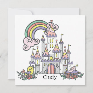 Fairytale Burg Individuelle Name Princess