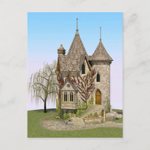Fairytale Burg Perfekt zum Geburtstag und Fantasy- Postkarte