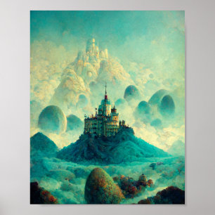 Fairytale Burgen von Bellinzona Poster