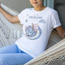 Fairytale Dreamy Dragon Baby Dusche Tri-Blend Shirt