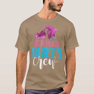 Fairytale Fantasy Creature Meerjungfrau Party Crew T-Shirt