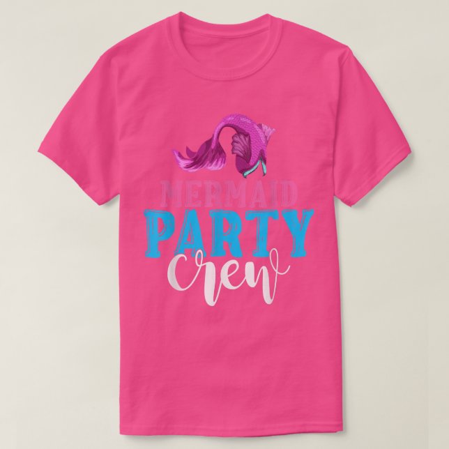 Fairytale Fantasy Creature Meerjungfrau Party Crew T-Shirt (Design vorne)