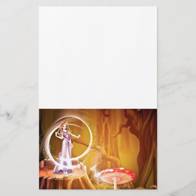 Fairytale Fantasy Destiny Whimsical Dreams Briefpapier (Vorderseite)