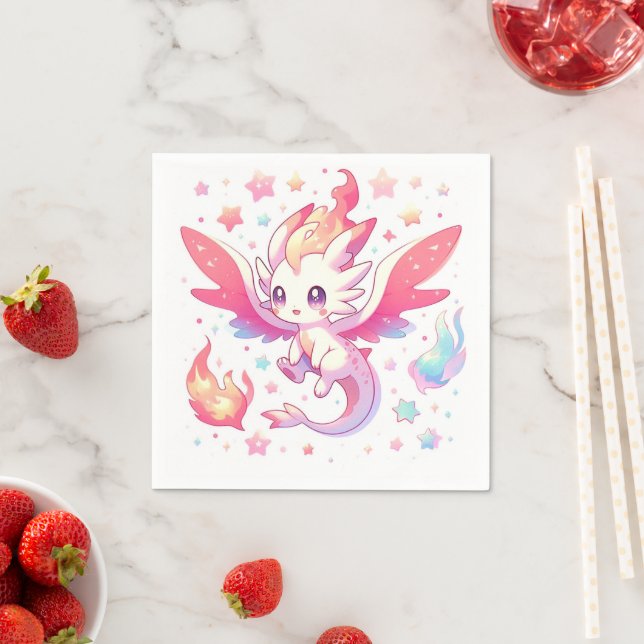 Fairytale Fiery Dragon Baby Dusche Serviette (Beispiel)
