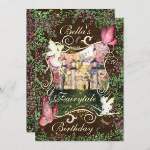 Fairytale Forest Enchanted Party Invitations Einladung