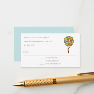 Fairytale Forest Patchwork Blumenmauerwerk Treppen Begleitkarte