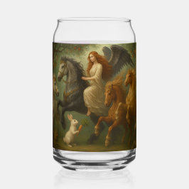 Fairytale Horses and Angel Drinkware Set Dosenglas