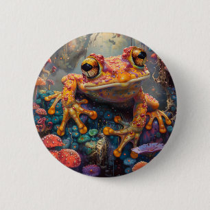 Fairytale magischer Frosch Button