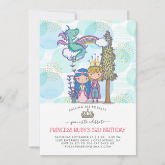 Fairytale Party Einladung | Prinzessin