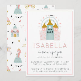 Fairytale Princess Party Einladung