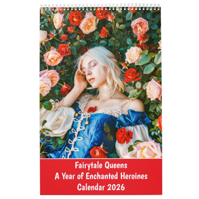 Fairytale Queens – A Year of Enchanted Heroines Kalender (Titelbild)