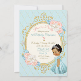 Fairytale Royal Princess Pink Aqua Ticino Einladung