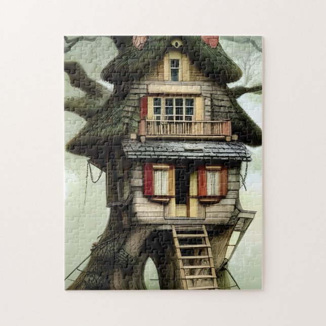 Fairytale Treehouse Puzzle (Vertikal)
