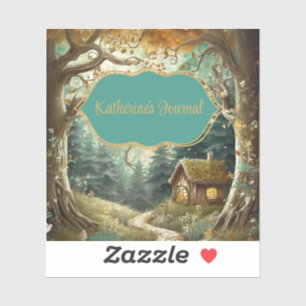 Fairytale Woodland Journal Buchzeichen Sticker