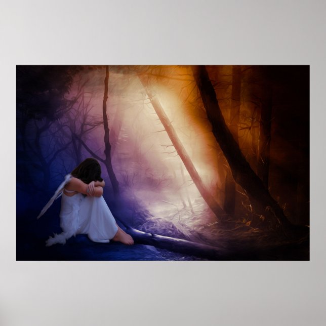 Fairytales und Schneeflocken Poster (Vorne)