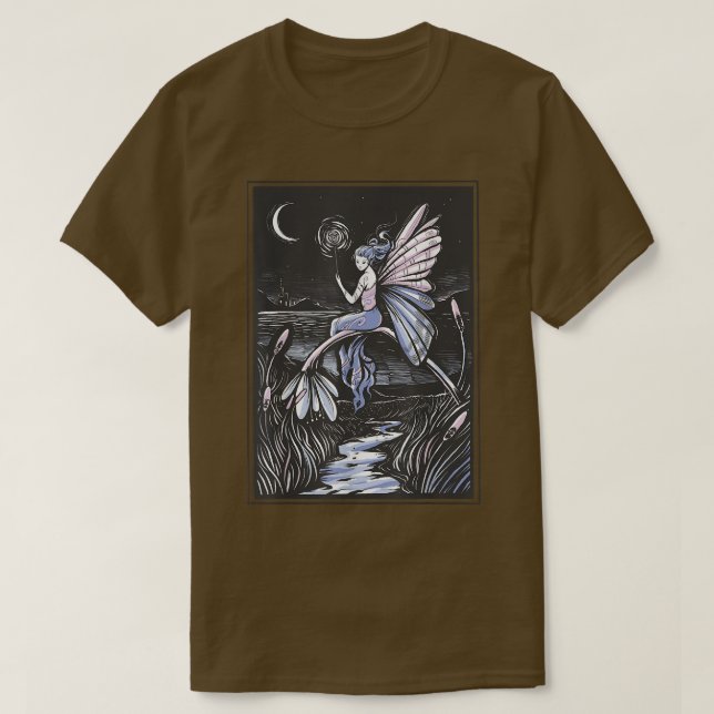 Fairywave Fecore Fairy Night Fairycore Fantasy MAS T-Shirt (Design vorne)