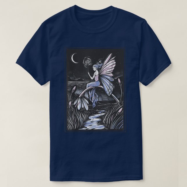 Fairywave Fecore Fairy Night Fairycore Fantasy MAS T-Shirt (Design vorne)