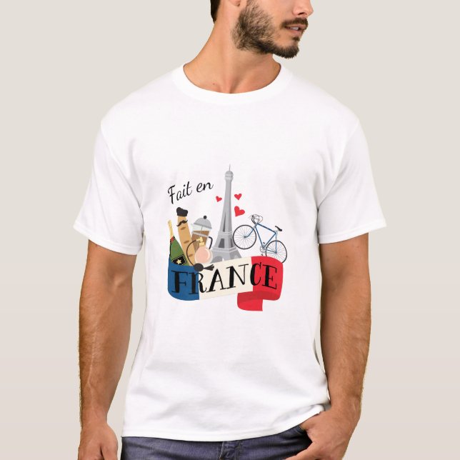 Fait En Frankreich T-Shirt (Vorderseite)