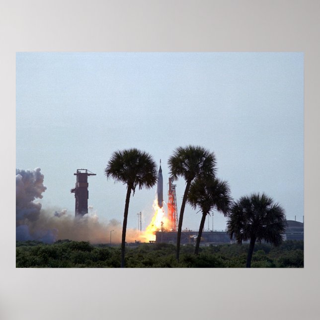 Faith 7 (Mercury Atlas 9) Start Poster (Vorne)