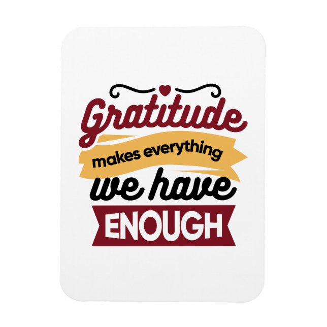 Faith and Gratitude Artwork – Uplifting Christian  Magnet (Vertikal)