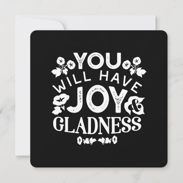 Faith and Happiness – Joy and Gladness Quotes (Vorderseite)