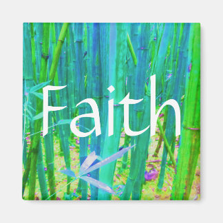 Faith Bamboo Blue und Green Magnet