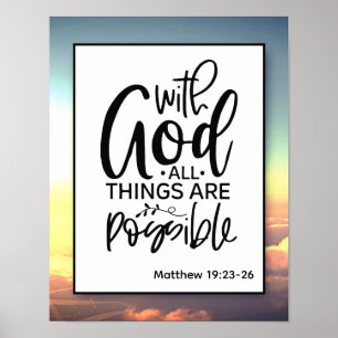 Faith based Christlich Wall Art Poster