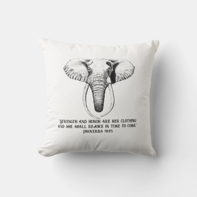 Faith Based Reversible Throw Pillow Kissen (Vorderseite)