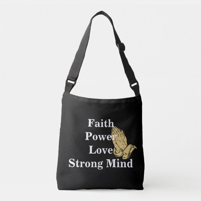 Faith Based Tote Bag Tragetaschen Mit Langen Trägern (Vorderseite)