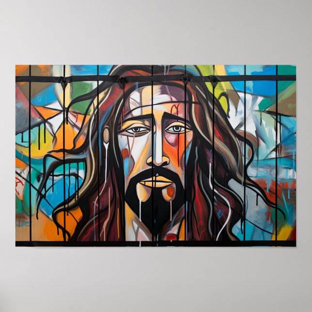 Faith Behind Bars: Heiliger Johannes der Täufer Poster (Vorne)