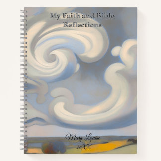 Faith & Bible Verse Reflection Spiral Notebook Notizbuch