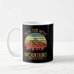 Faith Can Move Mountain Hemd Mens Mens Damen Kinde Kaffeetasse