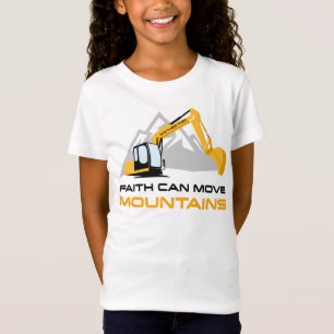 Faith Can Move Mountains - Kinder & Erwachsene Chr T-Shirt