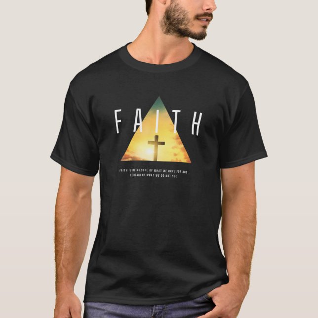 FAITH Christian Message T-Shirt (Vorderseite)