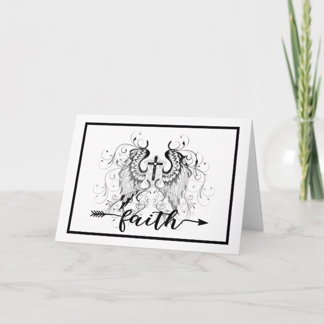 Faith Cross Card Karte (Vorderseite)