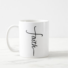 Faith Cross Christlich Black Kaffeetasse