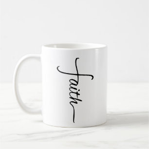 Faith Cross Christlich Black Kaffeetasse