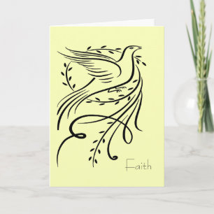 Faith Dove Greeting Card Karte